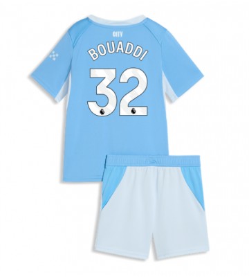 Manchester City Ayyoub Bouaddi #32 Replika Hemmatröja Barn 2026-27 Kortärmad (+ Korta byxor)